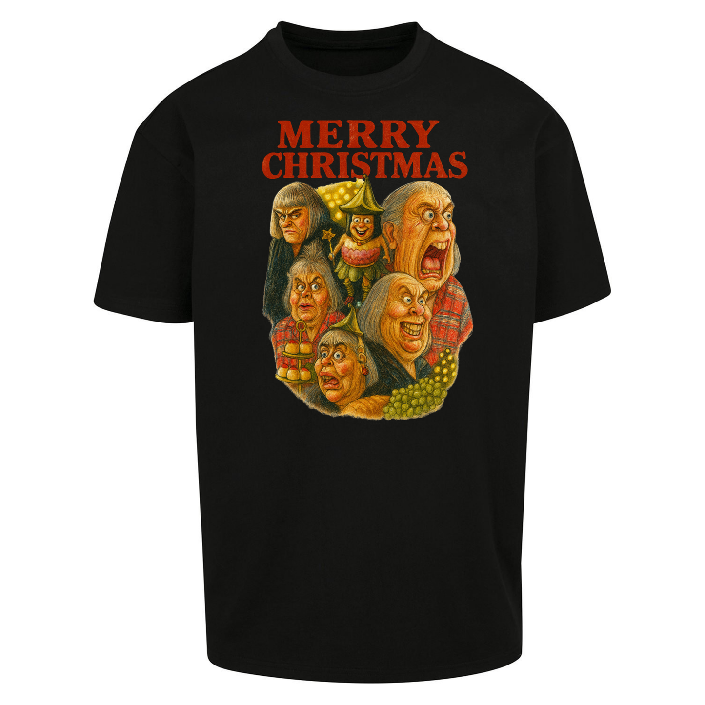 M&S Christmas Food 2025 Advert Oversized T Shirts