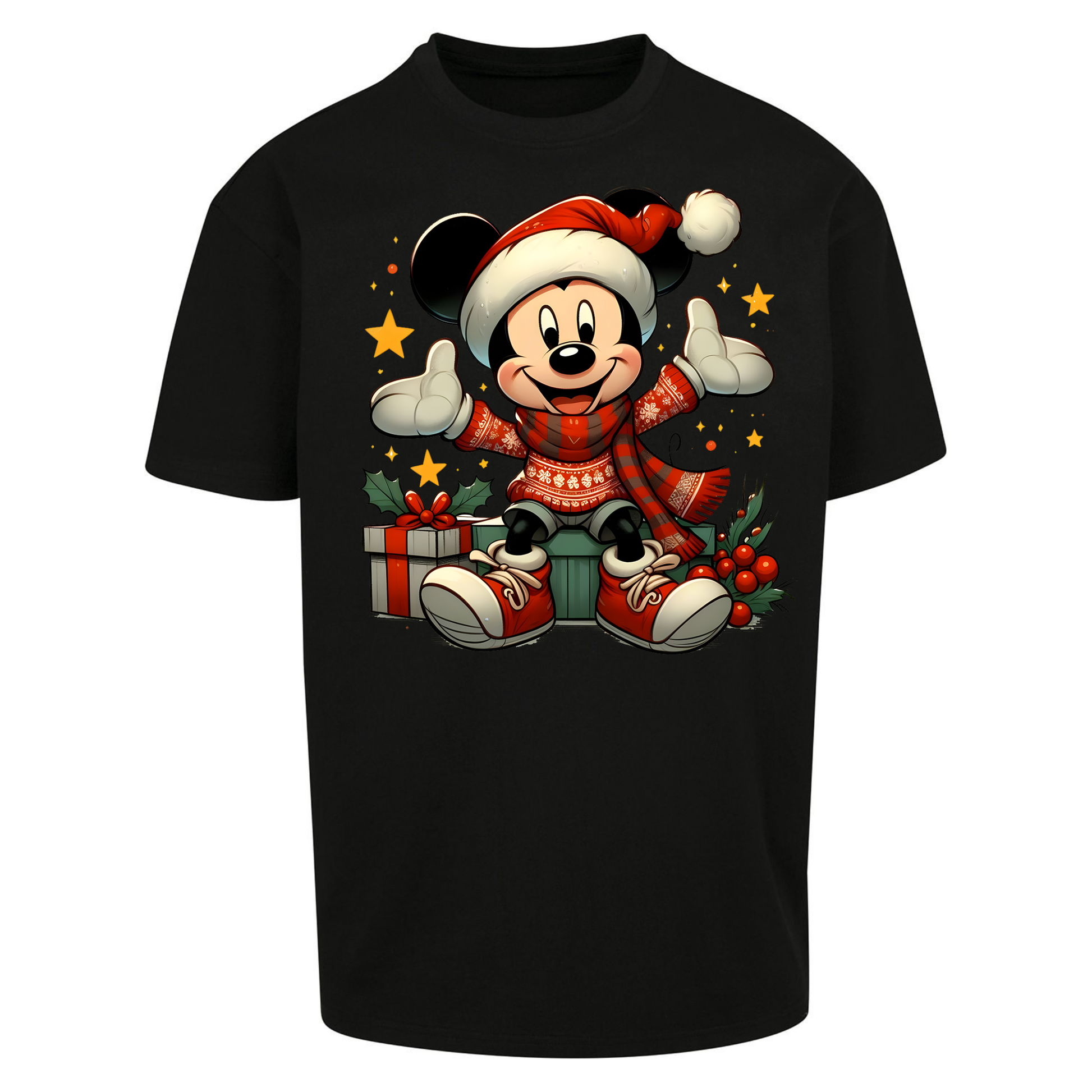 Micky Mouse Christmas Oversized T Shirts