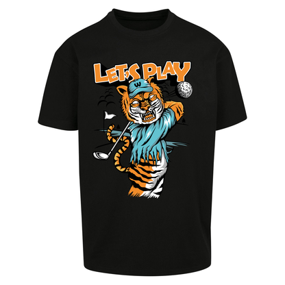 Lets Play Golf Tiger Oversized T Shirts