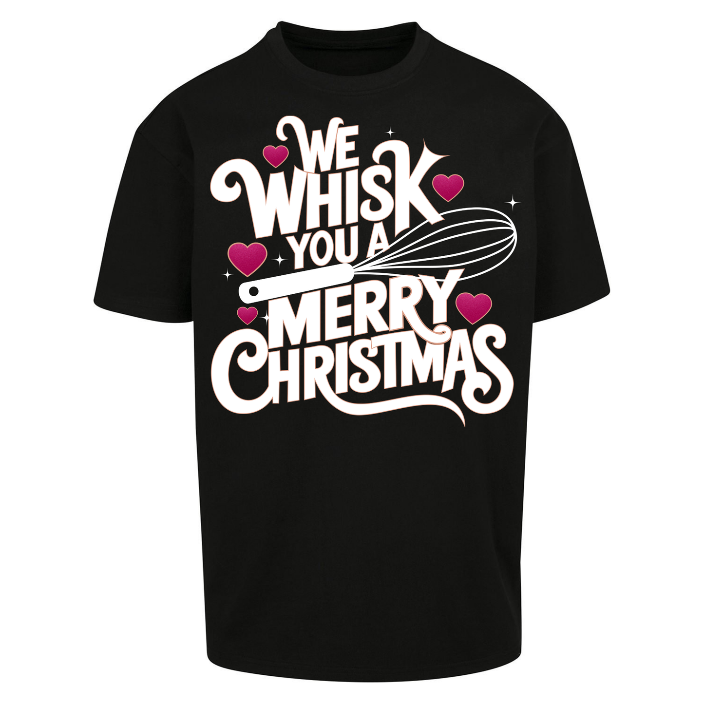 We Whisk You a Merry Christmas Oversized T Shirts