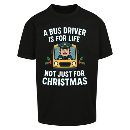 Bus Driver Christmas Oversized T Shirts