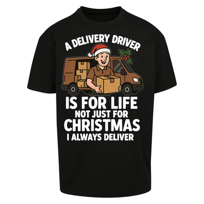 Delivery Driver Christmas Oversized T Shirts