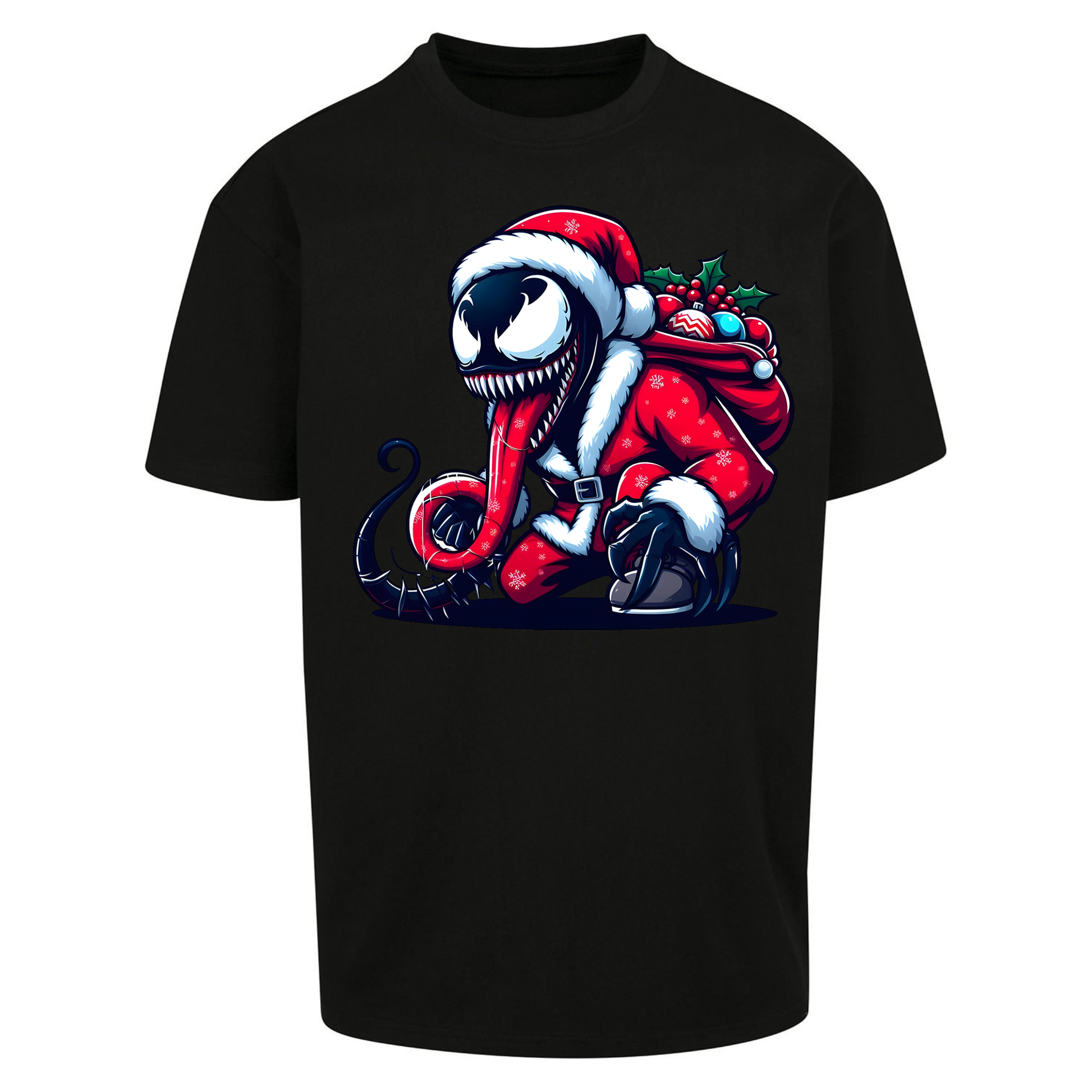 Venom Santa Oversized T Shirts