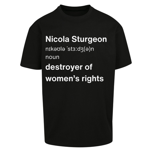 JK Rowling Nicola Sturgeon T Shirt Oversized T Shirts