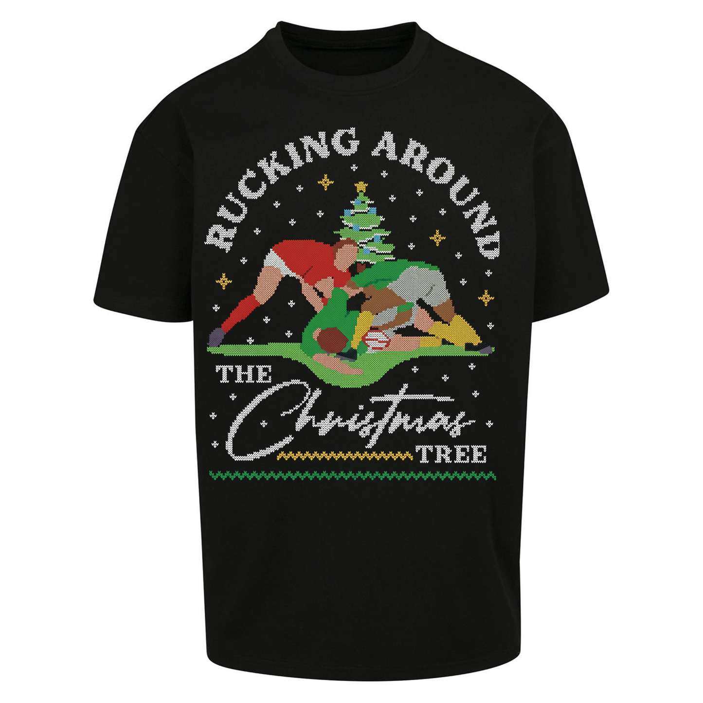 Rugby Christmas Oversized T Shirts