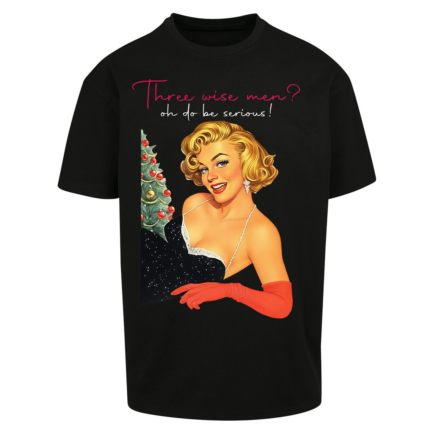 Three Wise Men Christmas Oversized T Shirt