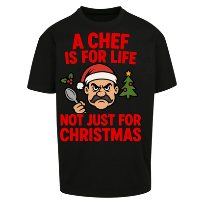 Chef Christmas Oversized T Shirts