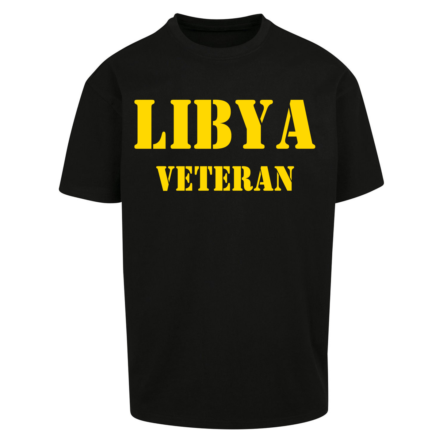Libya Veteran Oversized T Shirts