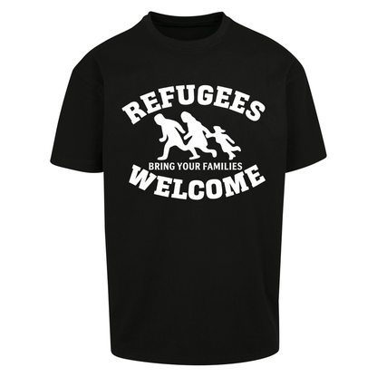 Welcome Refugees Oversized T Shirts