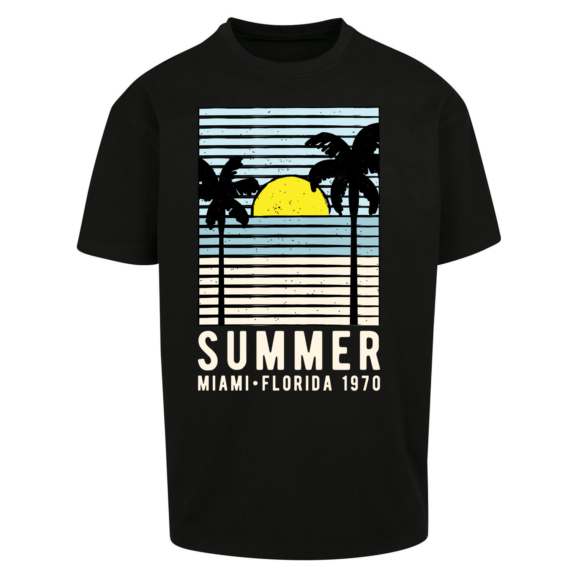Summer Miami Florida 1970 Oversized T Shirts