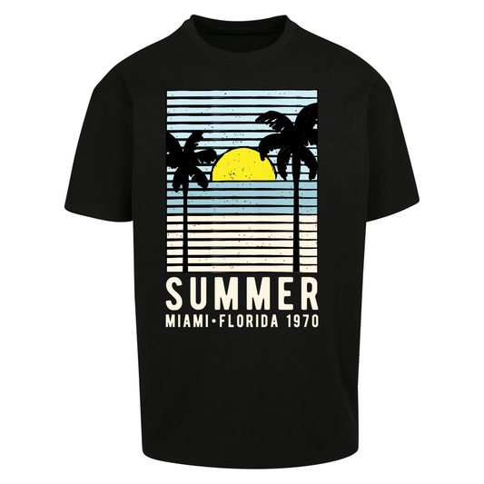 Summer Miami Florida 1970 Oversized T Shirts