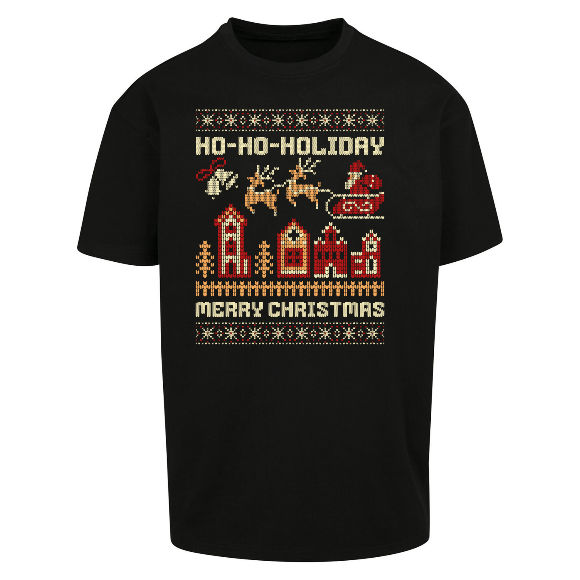 Have Yourself a HO HO HOLIDAY Christmas Oversized T Shirts