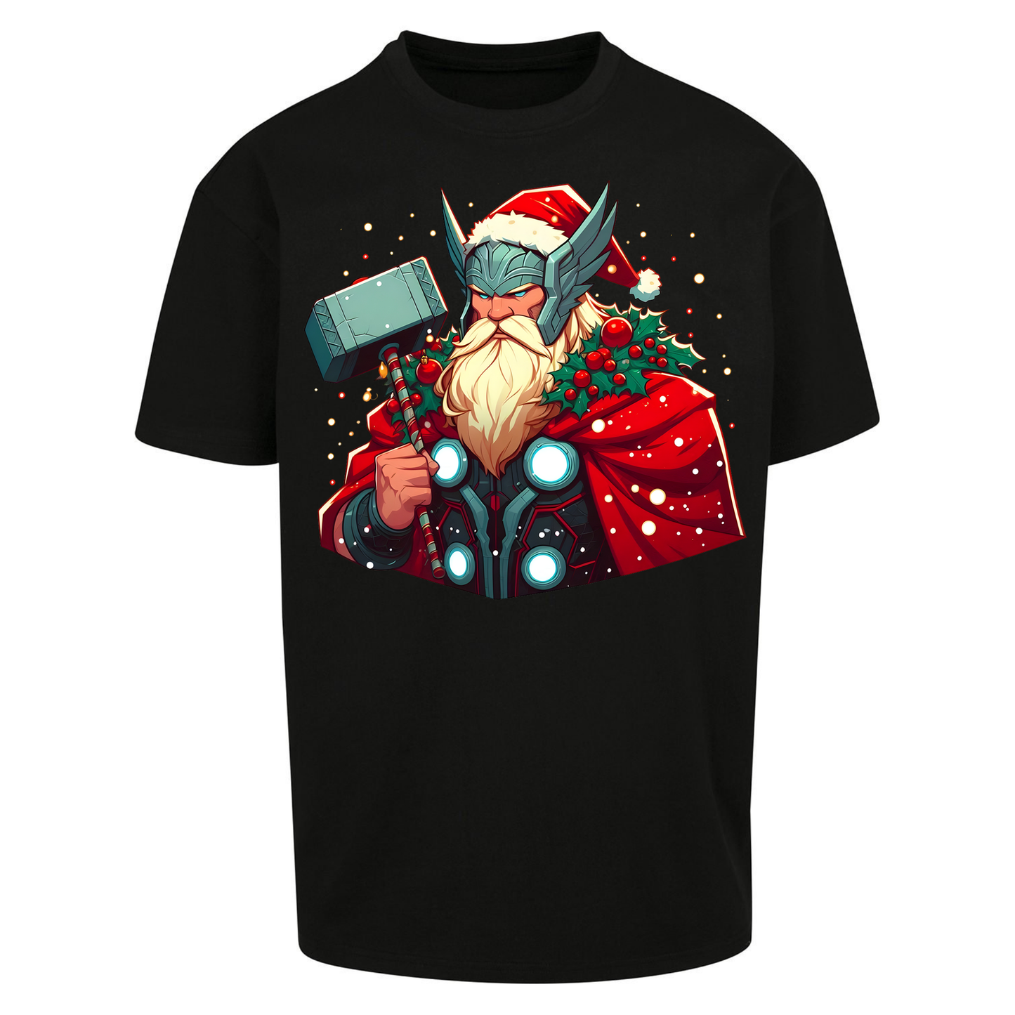 Viking Thor Santa Oversized T Shirts
