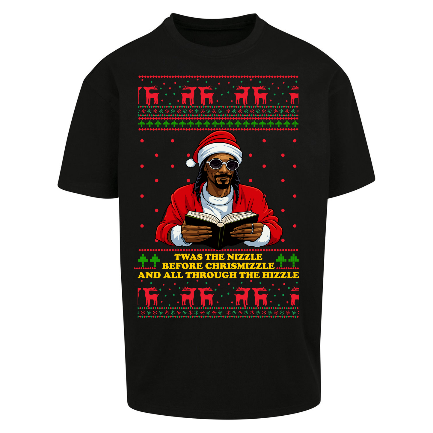 Snoop Dogg Nizzle Christmas Oversized T Shirt