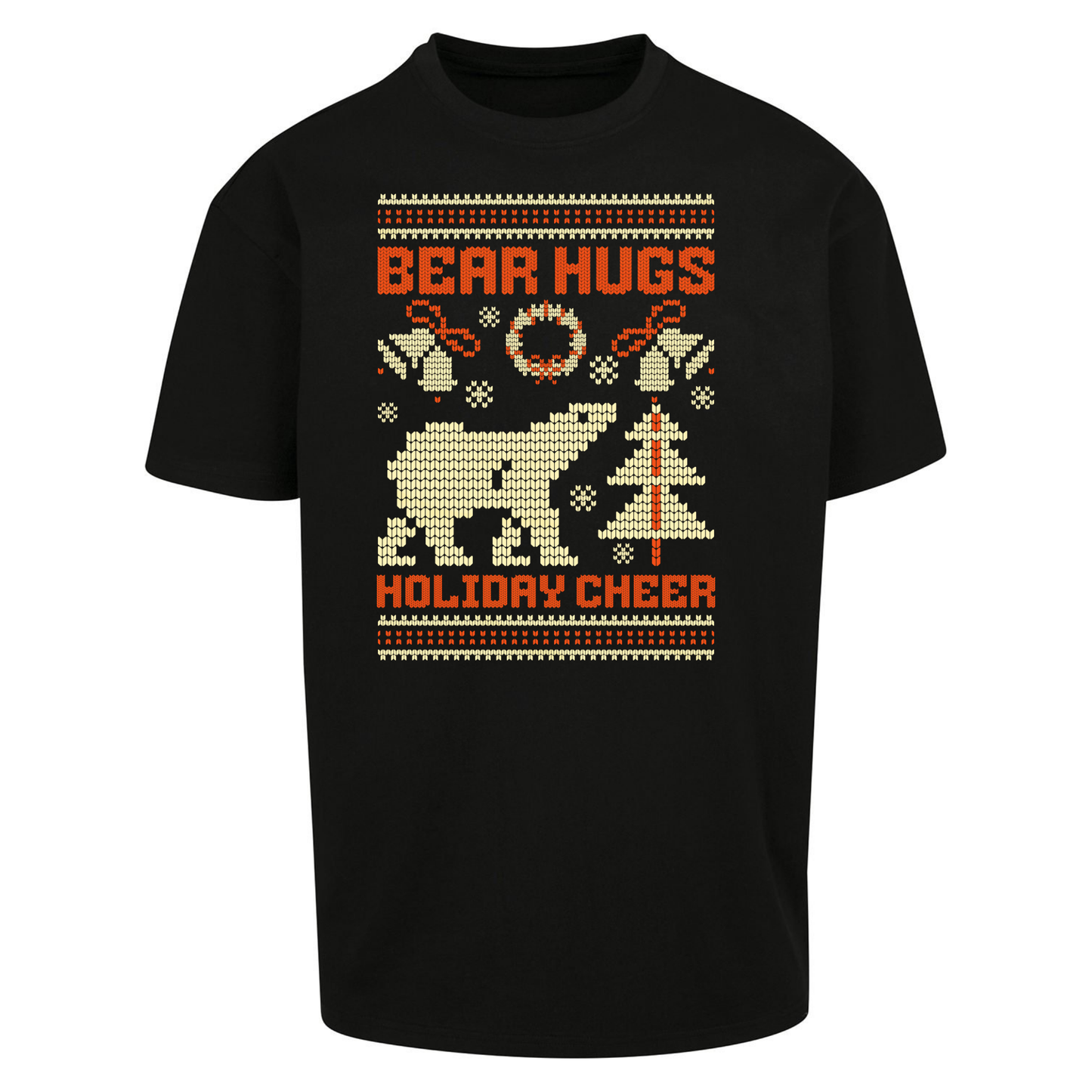 Bear Hugs Holiday Cheer Oversized T Shirts