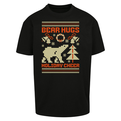 Bear Hugs Holiday Cheer Oversized T Shirts