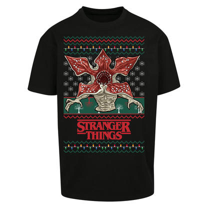 Demogorgon Christmas Oversized T Shirts