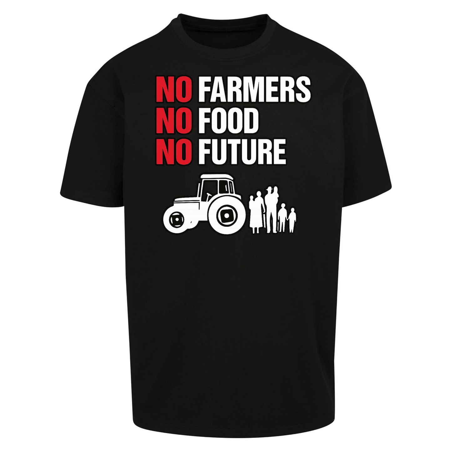 Farmers Agricultural Inheritance Tax Protest Oversized T Shirts