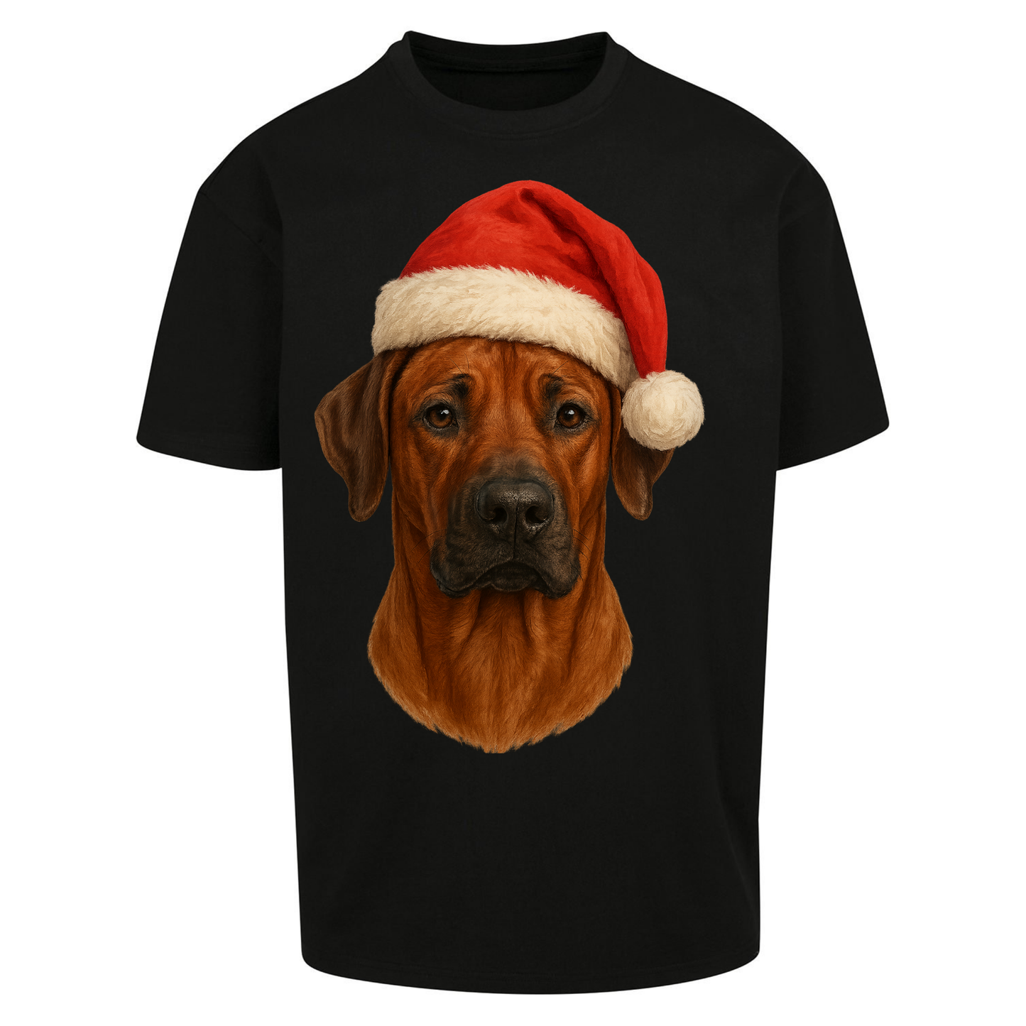 Rhodesian Ridgeback Christmas Oversized T Shirt