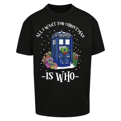 Dr Who Christmas Oversized T Shirts