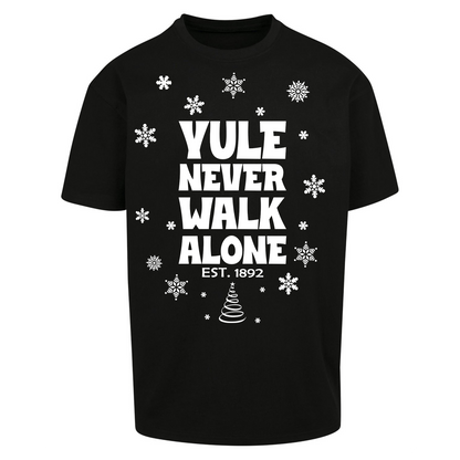 Yule Never Walk Alone Liverpool Christmas Oversized T Shirts