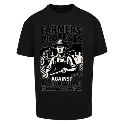 Farmers’ Protests Against Agricultural Inheritance Tax Oversized T Shirts