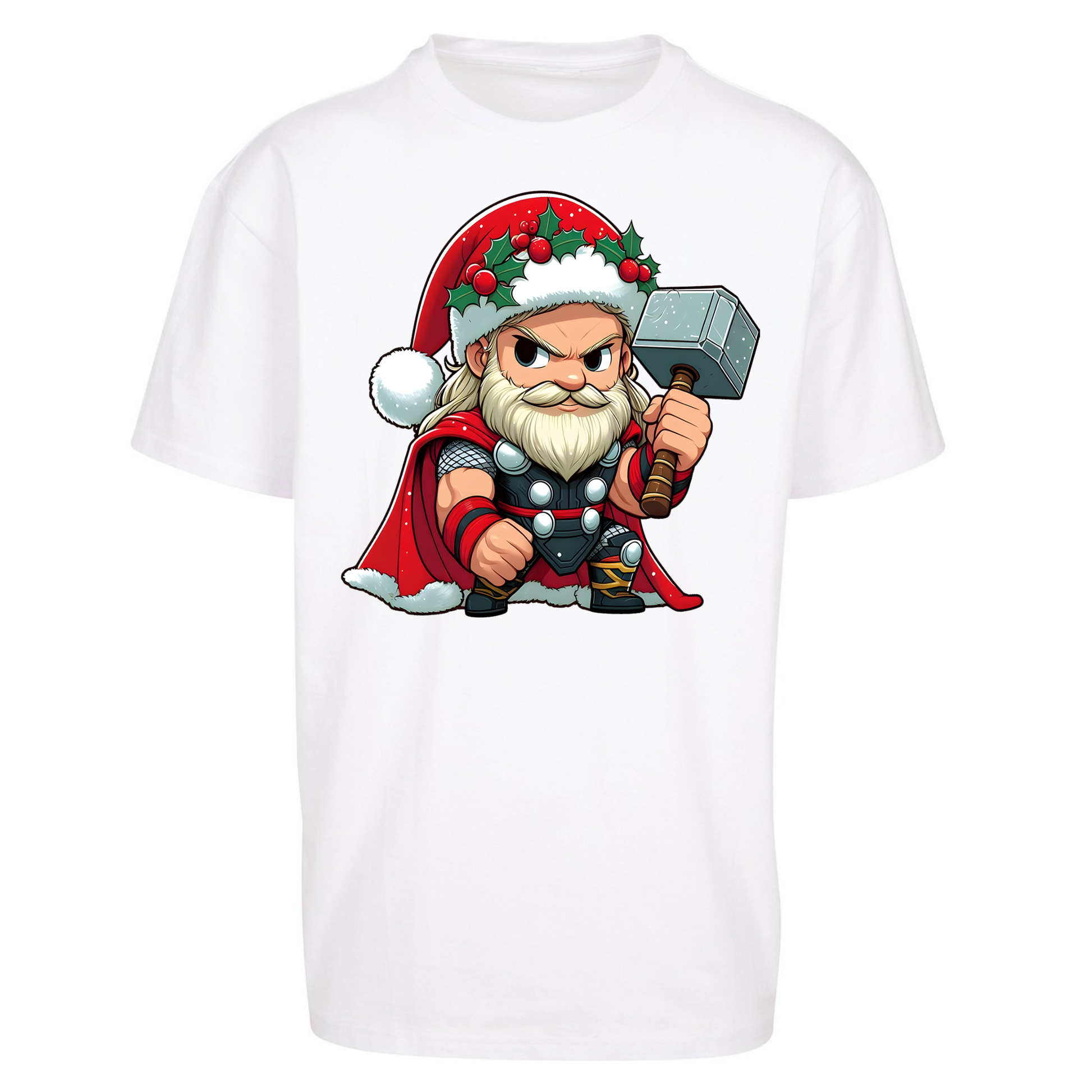 Thor Santa Oversized T Shirts