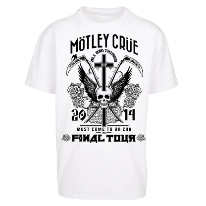Motley Crue All Bad Things Oversized T Shirts