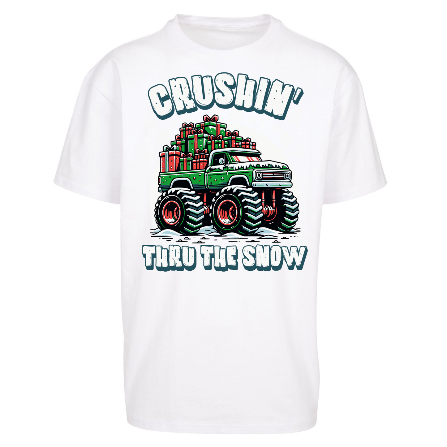 Crushin Thru The Snow Oversized T Shirts
