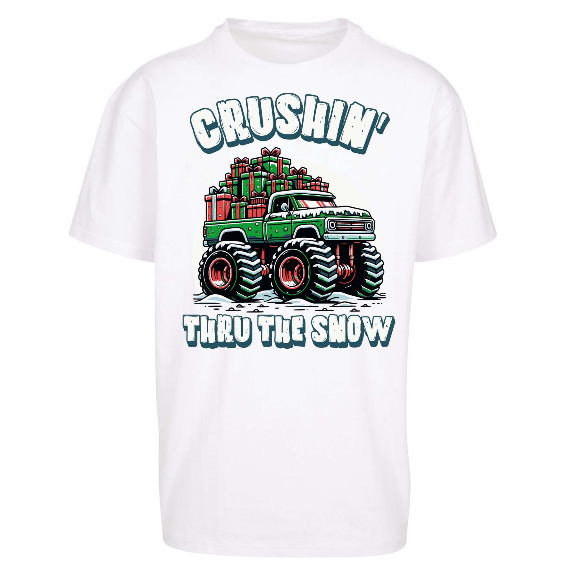 Crushin Thru The Snow Oversized T Shirts
