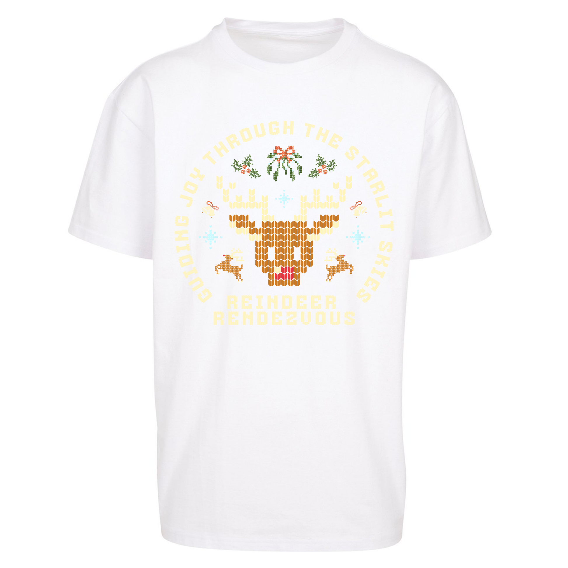 Reindeer Rendezvous Christmas Oversized T Shirts