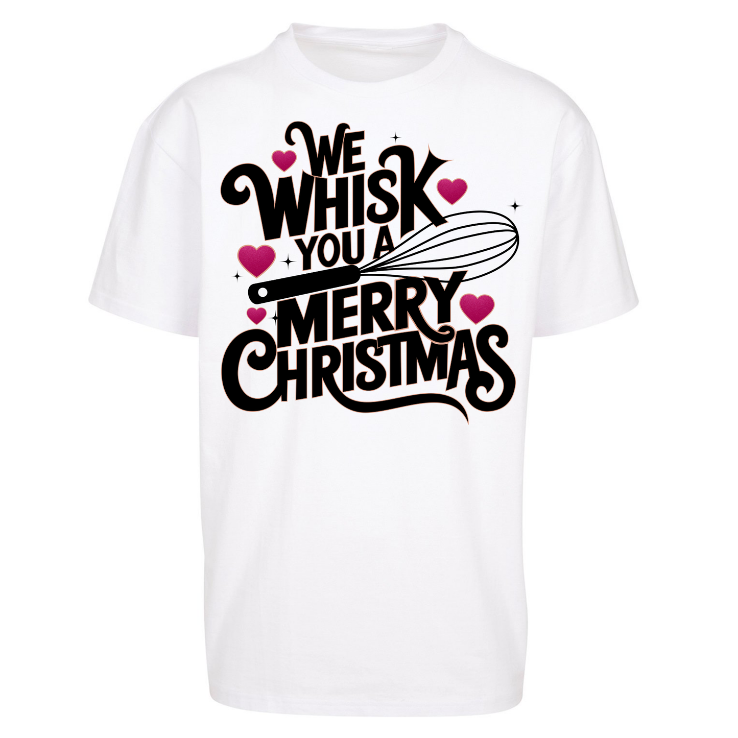 We Whisk You a Merry Christmas Oversized T Shirts
