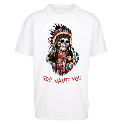 Yeezus God Wants You Oversized T Shirts