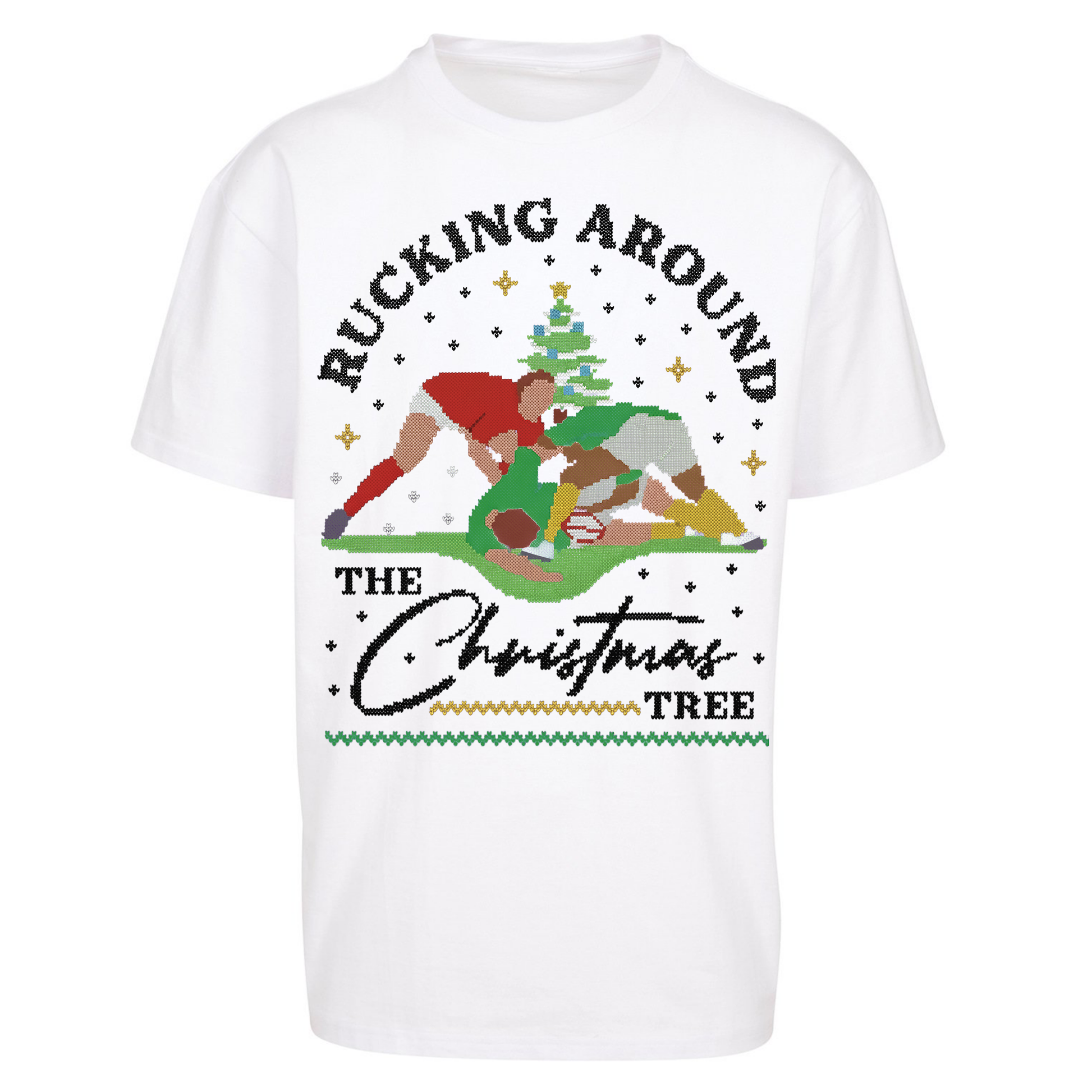 Rugby Christmas Oversized T Shirts