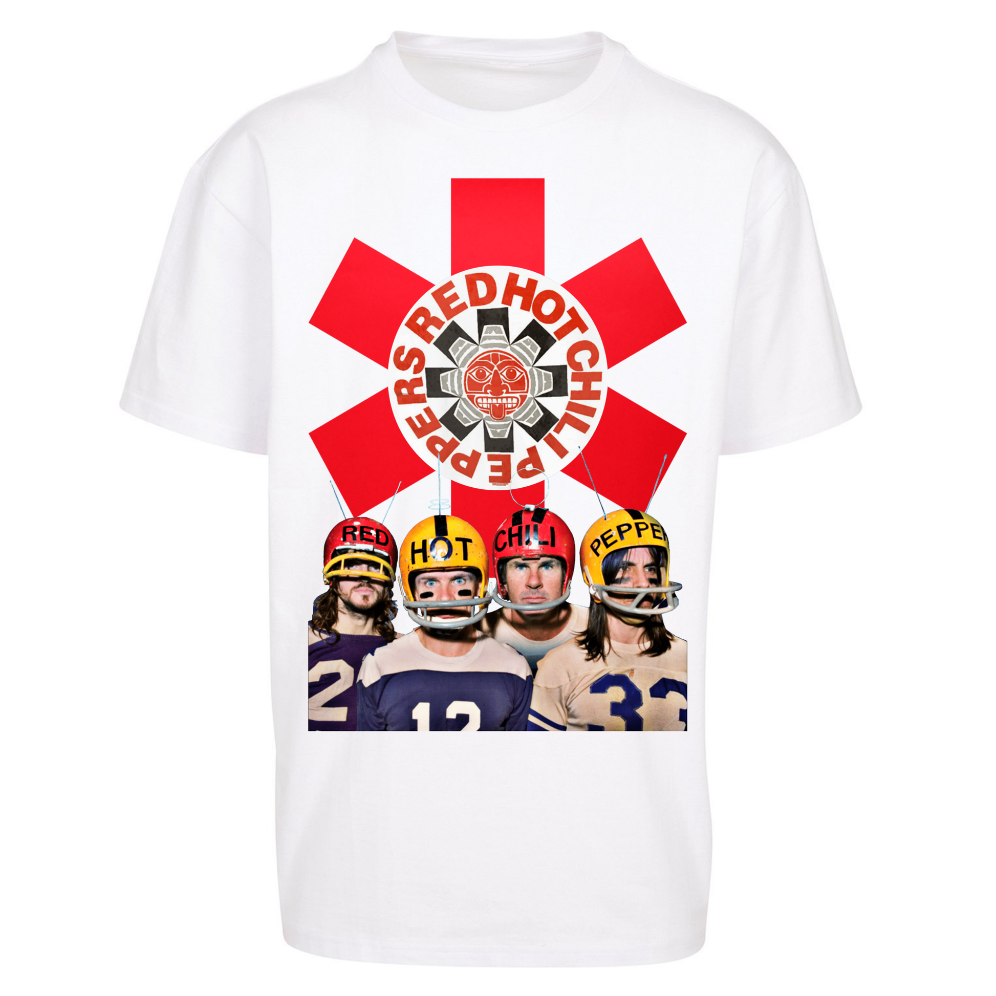 Red Hot Chilli Peppers American Football Oversized T Shirts