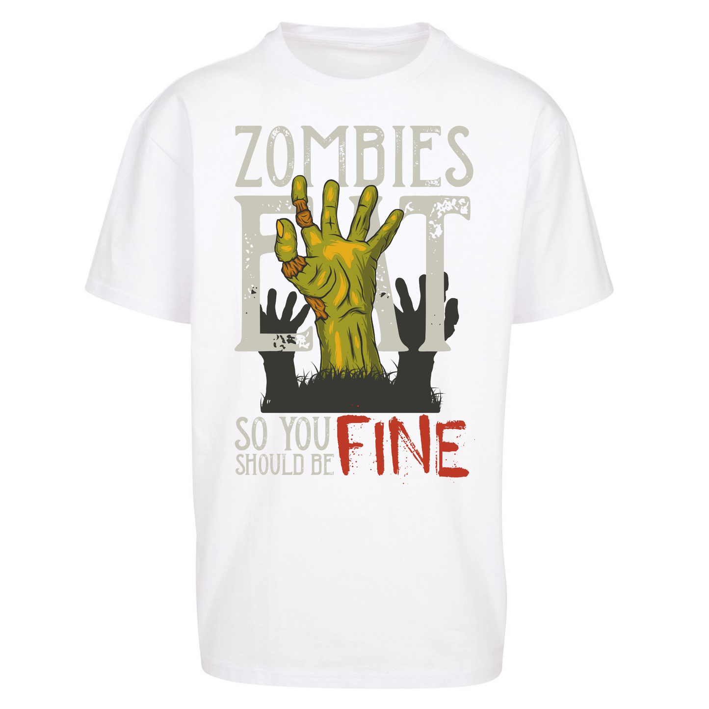 Zombies Eat Oversized T Shirts
