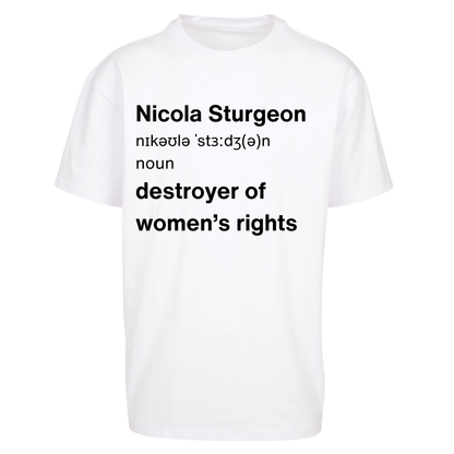 JK Rowling Nicola Sturgeon T Shirt Oversized T Shirts
