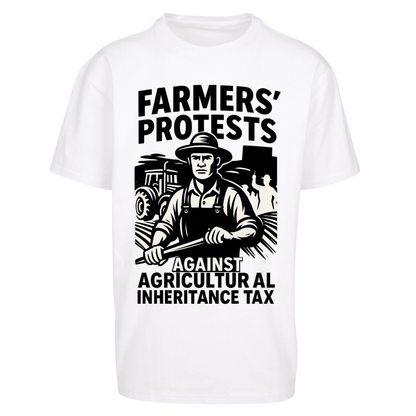 Farmers’ Protests Against Agricultural Inheritance Tax Oversized T Shirts