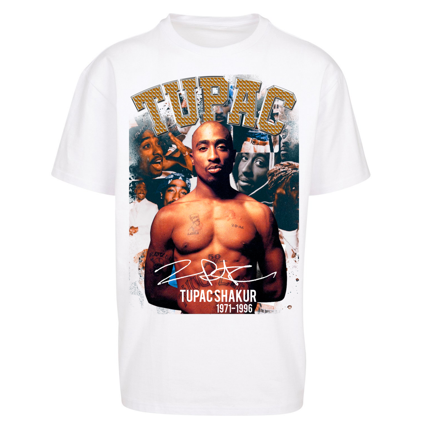 Tupac Shakur 1971 1996 Oversized T Shirts