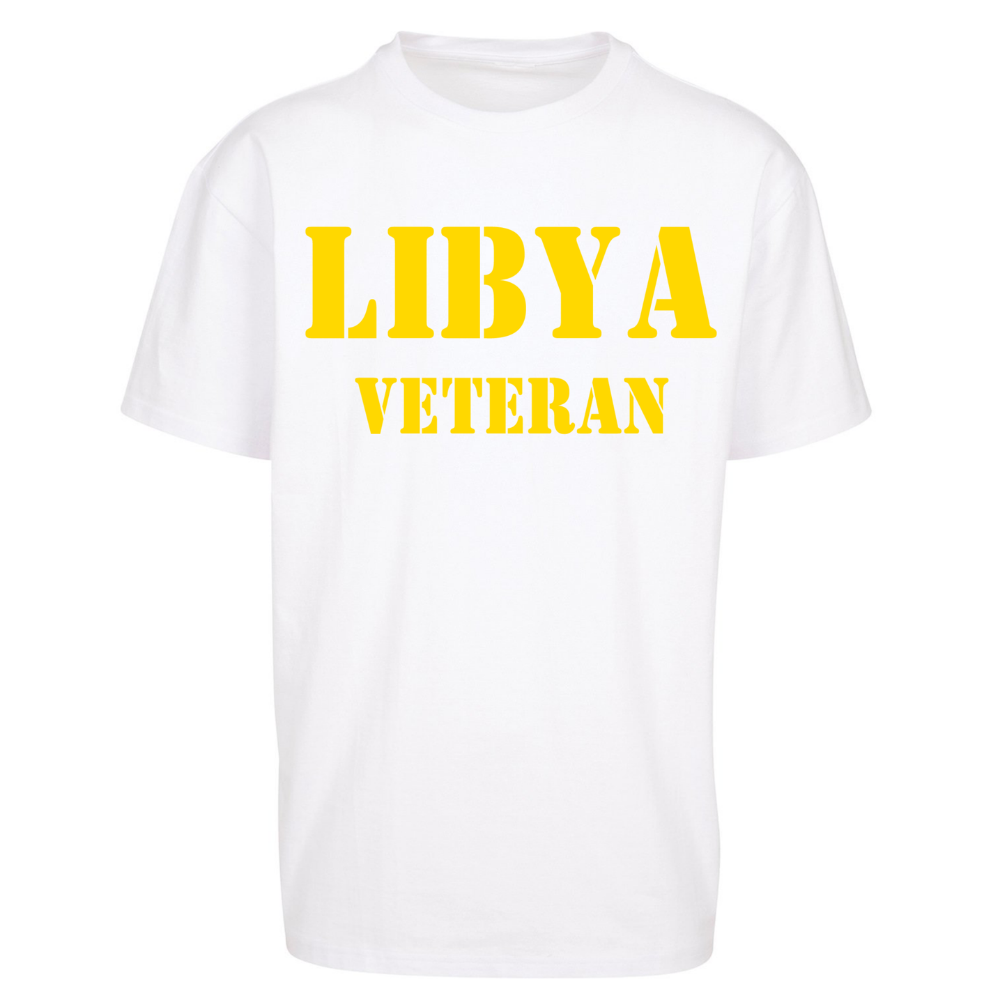 Libya Veteran Oversized T Shirts