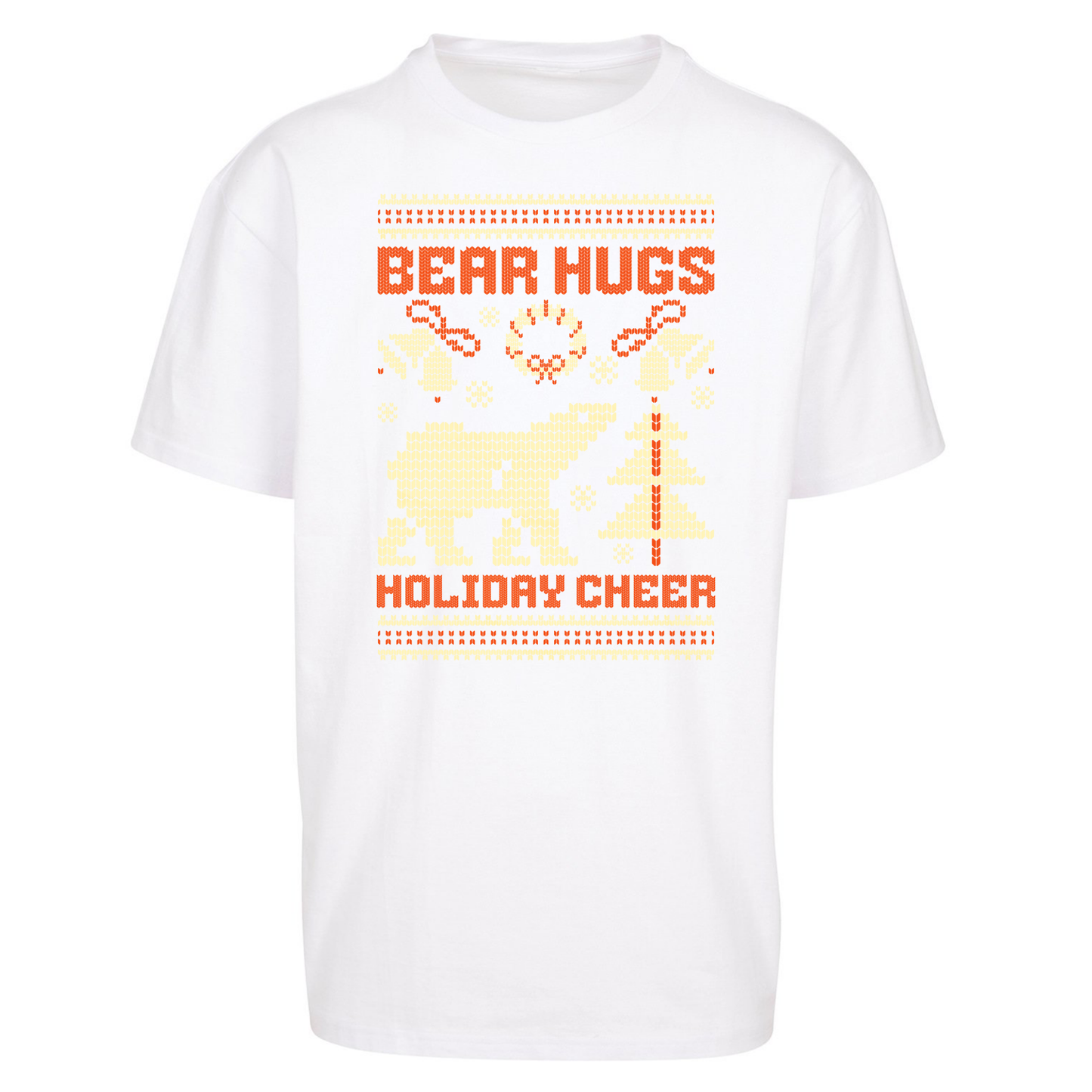 Bear Hugs Holiday Cheer Oversized T Shirts