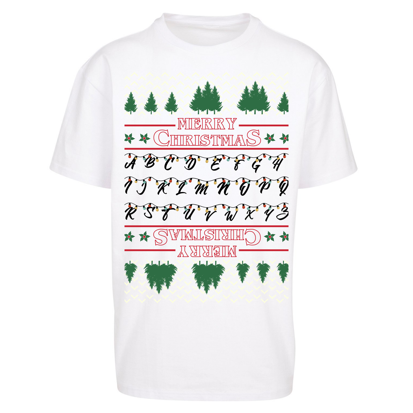 stranger things christmas jumper Oversized T Shirts