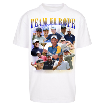 Ryder Cup 2025 Team Europe Oversized T Shirts