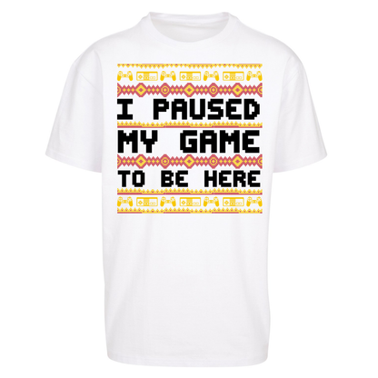 Paused My Game Oversized T Shirt