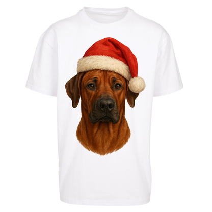 Rhodesian Ridgeback Christmas Oversized T Shirt