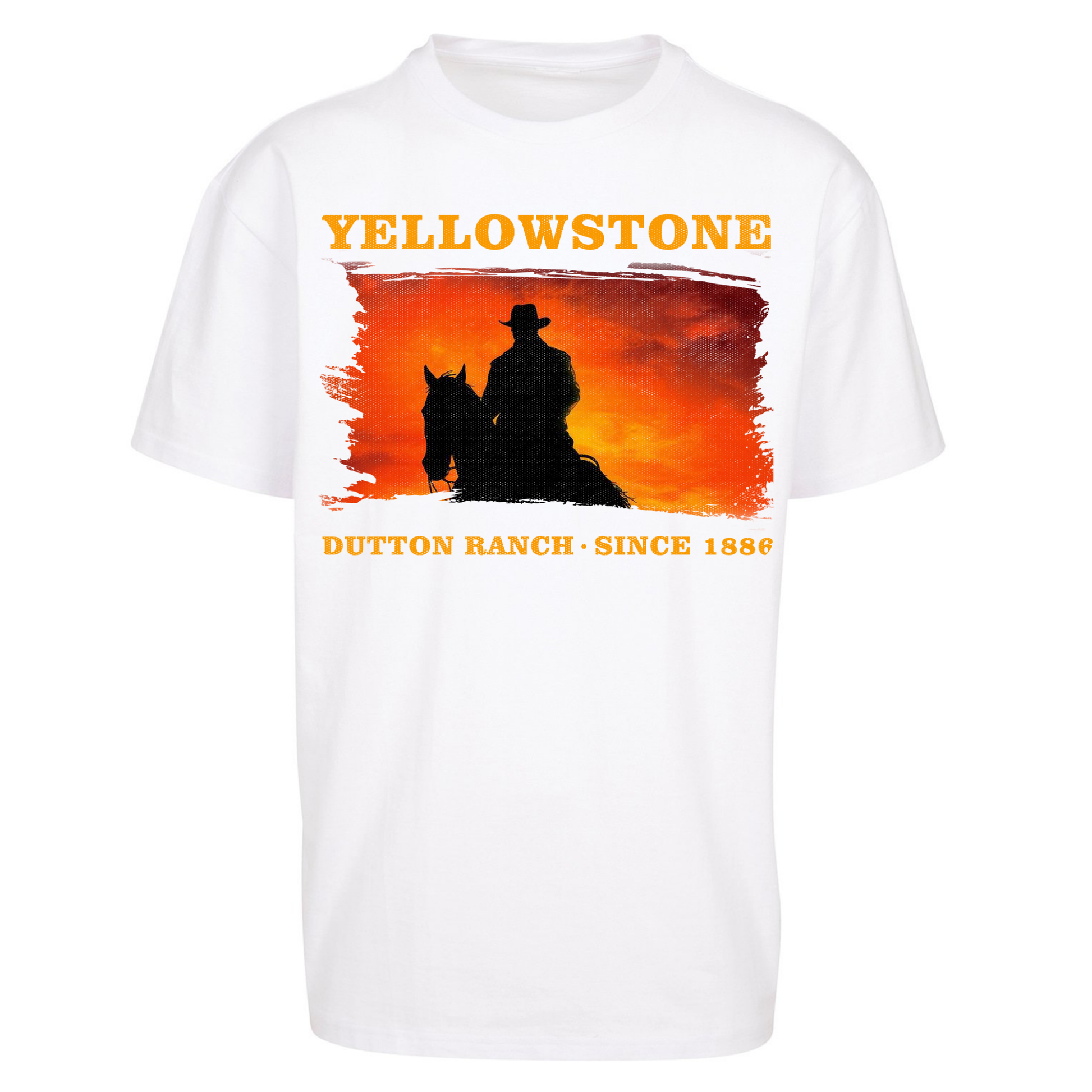 Yellowstone Dutton Ranch Since 1886 Oversized T Shirts