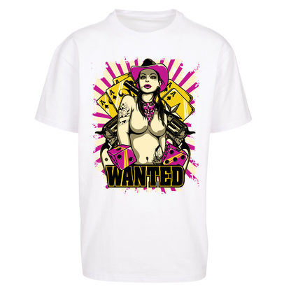 Wanted Ace Of Spades Oversized T Shirts