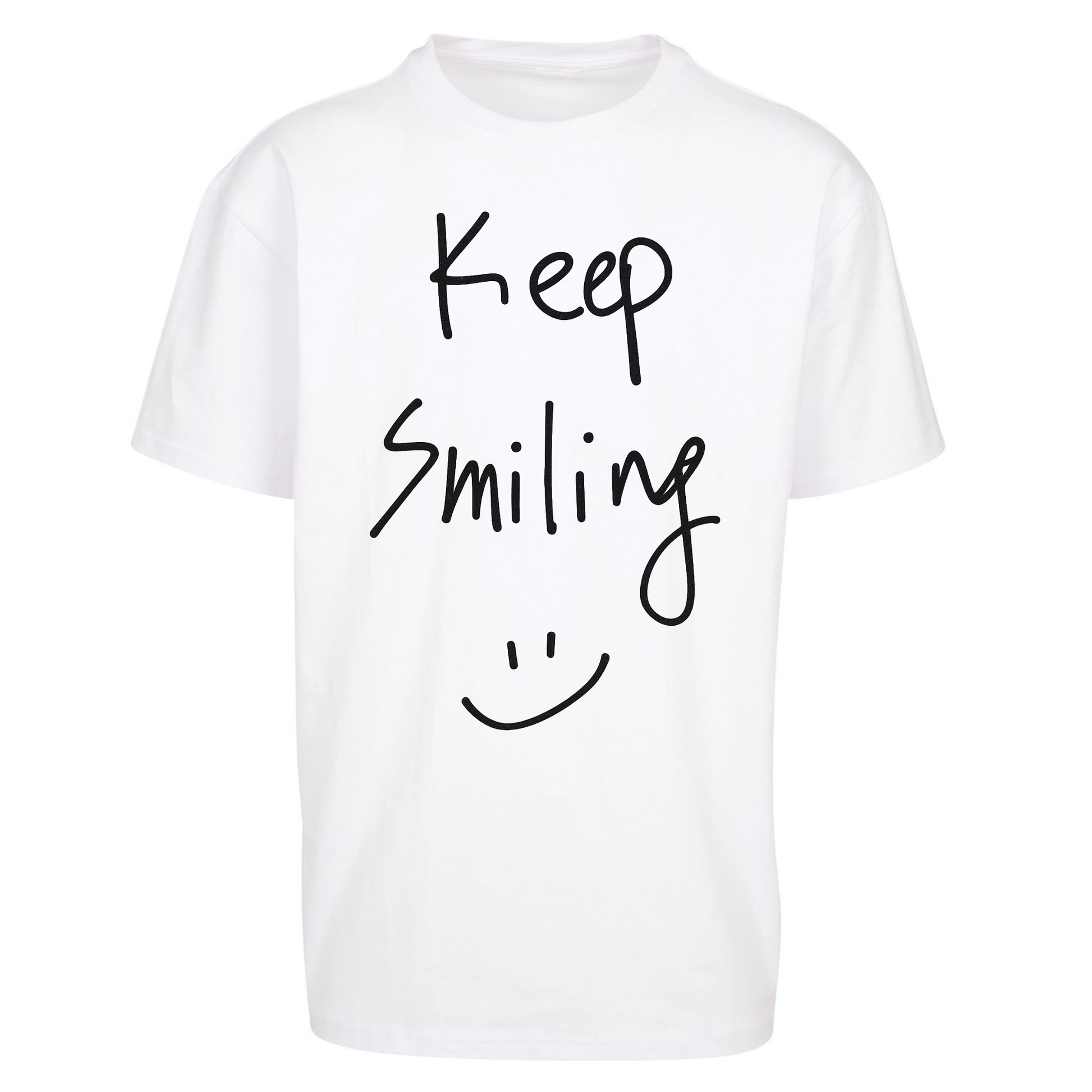 Keep Smiling Oversized T Shirts