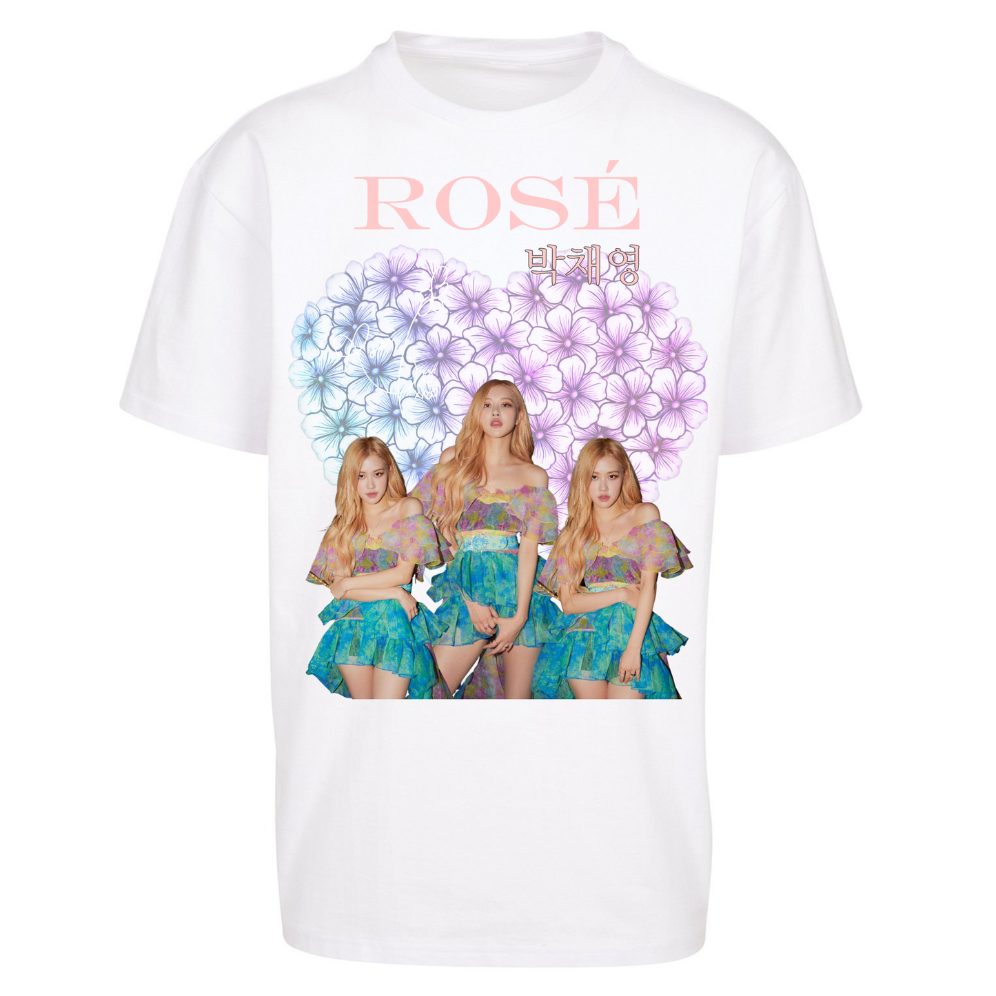 Rose K Pop Oversized T Shirts