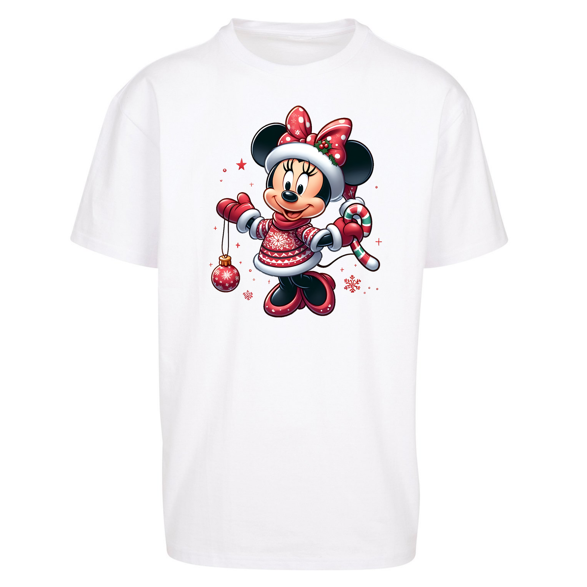 Mini Mouse Christmas Oversized T Shirts